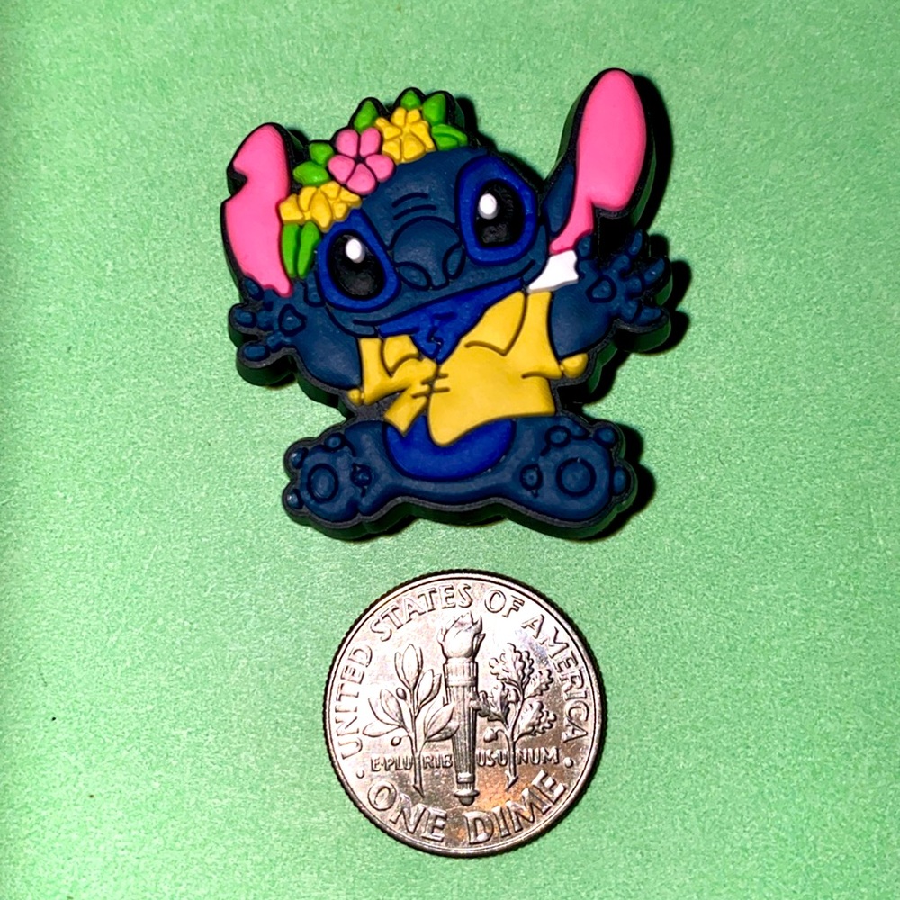 (10 for $15) Movie Lilo & Stitch w/a Tropical look & dancing Croc Shoe Charms